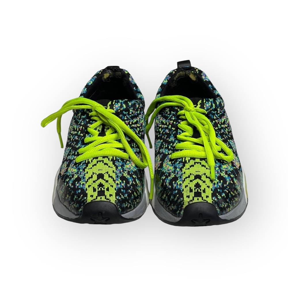 Ash Python Print Knit Trainers Neon Yellow + Mult… - image 8